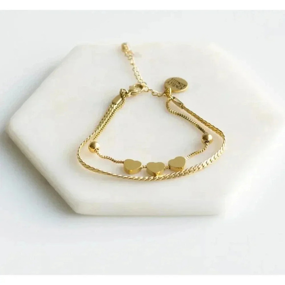 RETAIL $40 Kinsley Armelle Diva Collection Tessa Bracelet*VELVET pouch - Picture 3 of 3